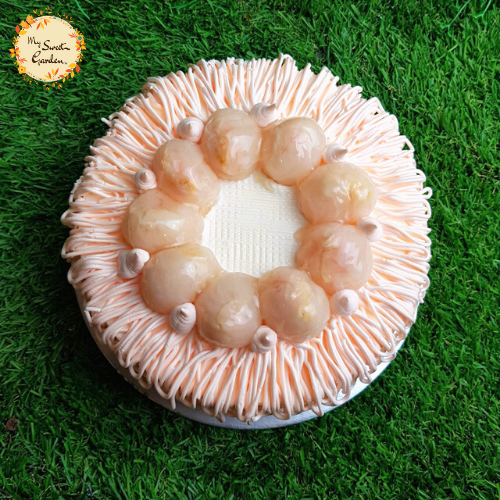 Pinky Lychee Sponge Cream Cake A