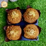 Molten Lava Banana Custard Speculoos Muffin