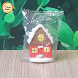 Christmas Gingerbread House Fondant Topper