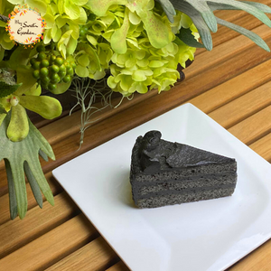 Black Sesame Kuro Goma Sliced Cake