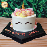 Rose Unicorn Artistic Cake