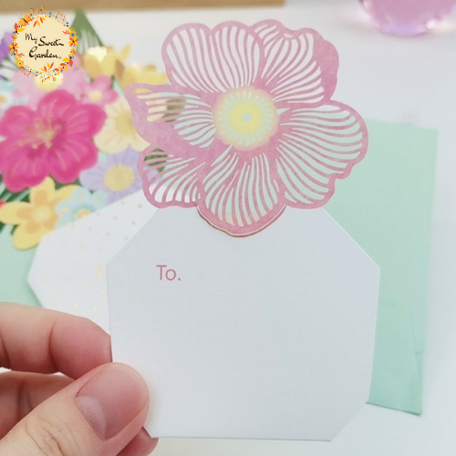 Flower Vase Layered Gift Card