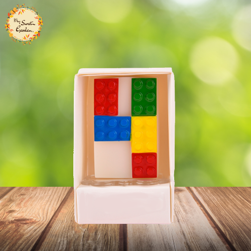 Lego Themed Candle