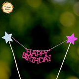 3D Hanging Banner Happy Birthday Felt Insert