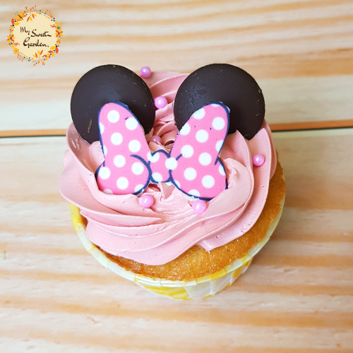 Mouse Ears with Bow Artistic Cupcake