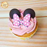 Mouse Ears with Bow Artistic Cupcake