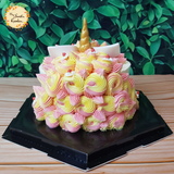 Rose Unicorn Artistic Cake
