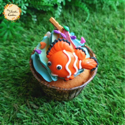 Clownfish Artistic Cupcake