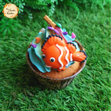 Clownfish Artistic Cupcake