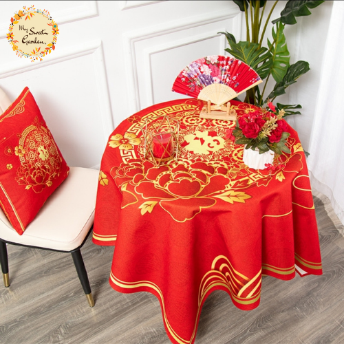 Assorted 福 (Blessings) Tablecloth