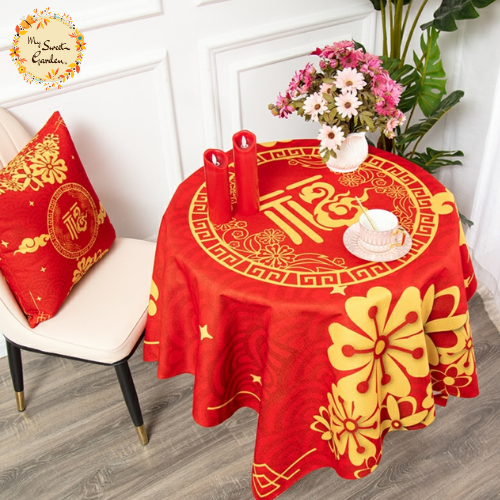 Assorted 福 (Blessings) Tablecloth