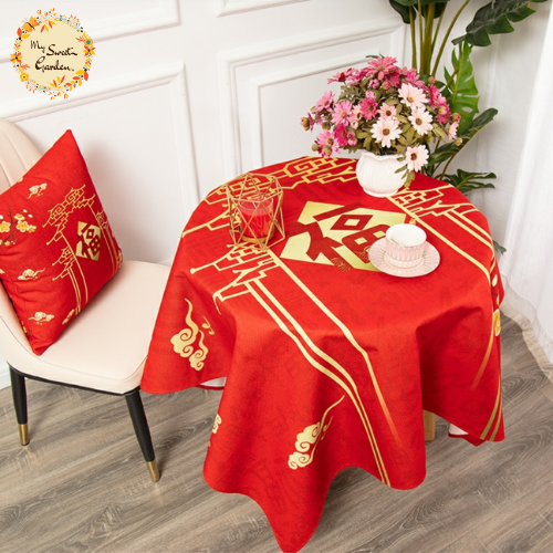 Assorted 福 (Blessings) Tablecloth
