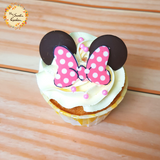 Mouse Ears with Bow Artistic Cupcake
