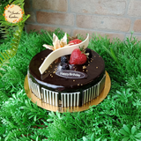 Chocolate Truffle Mousse Cake with Berries