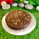 Walnut Brownie Butter Cake