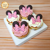 Mouse Ears with Bow Artistic Cupcake