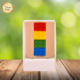Lego Themed Candle