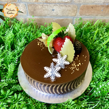 Chocolate Hazelnut Mousse Ganache with Berries