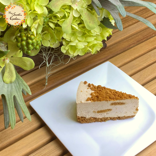 Speculoos Cookie Butter Sliced Cheesecake