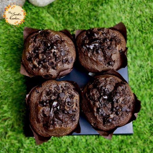 Molten Lava Double Chocolate Muffin