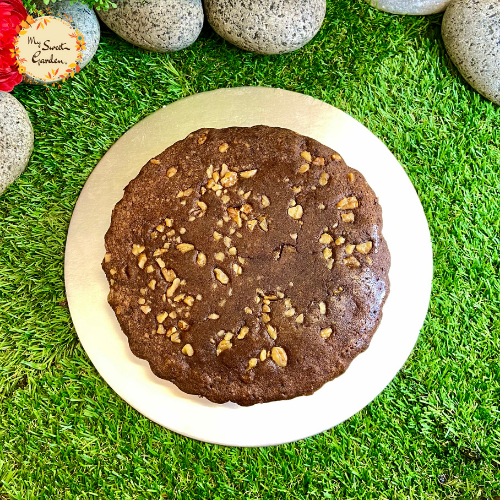 Walnut Brownie Butter Cake