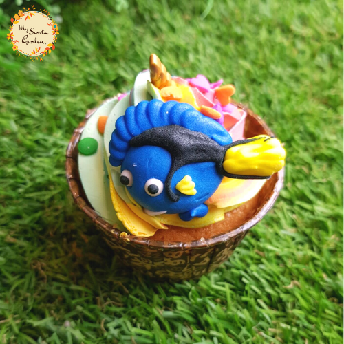 Blue Tang Artistic Cupcake A