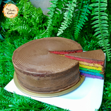 Chocolate Rainbow Cake