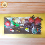 Xmas Rainbow Log Cake (1KG)