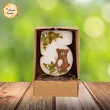 Forest Animal Numbered Candle