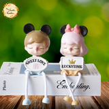 Couple Ragdoll Ceramic Figurine