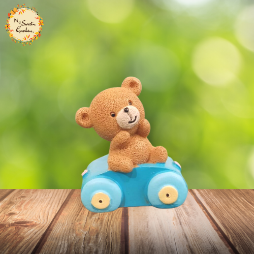 Animal on Train Clay Figurine Set