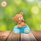 Animal on Train Clay Figurine Set