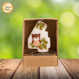 Forest Animal Numbered Candle