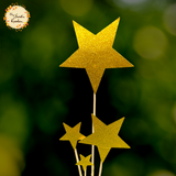 Star Glittered Set Paper Insert