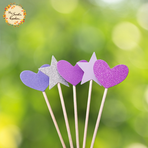 Assorted Heart and Stars Art Paper Insert