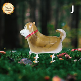 Dog Walking Helium Foil Balloon