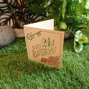 Happy 21st Birthday Gift Card