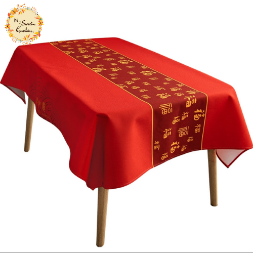 Assorted Oriental Style Chinese Rectangle (6-8pax) Tablecloth