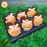 Mouse Ears Oreo Artistic Cupcake