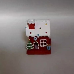 Christmas Light House LED Plastic Decorations