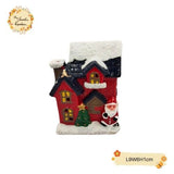 Christmas Light House LED Plastic Decorations