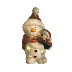 Snowman LED Ceramic Decorations