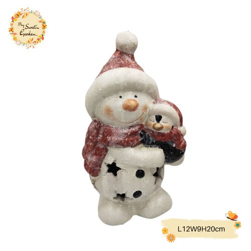 Snowman LED Ceramic Decorations