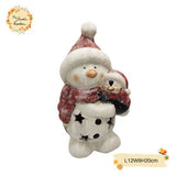 Snowman LED Ceramic Decorations