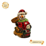 Christmas Snowman LED Porcelain Decorations
