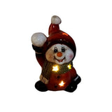 Christmas Snowman LED Porcelain Decorations
