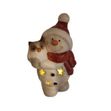 Snowman LED Ceramic Decorations