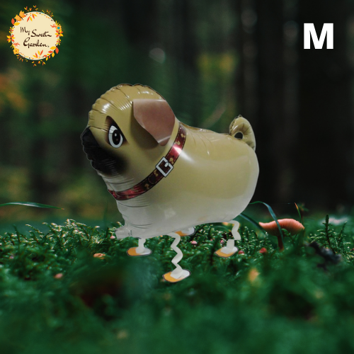 Dog Walking Helium Foil Balloon
