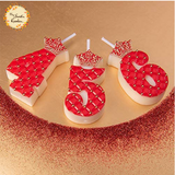 Royal Crown Numbered Candle