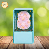 Pink Rose Numbered Candle